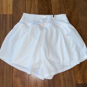 YPB White Women's Athletic Skort Shorts